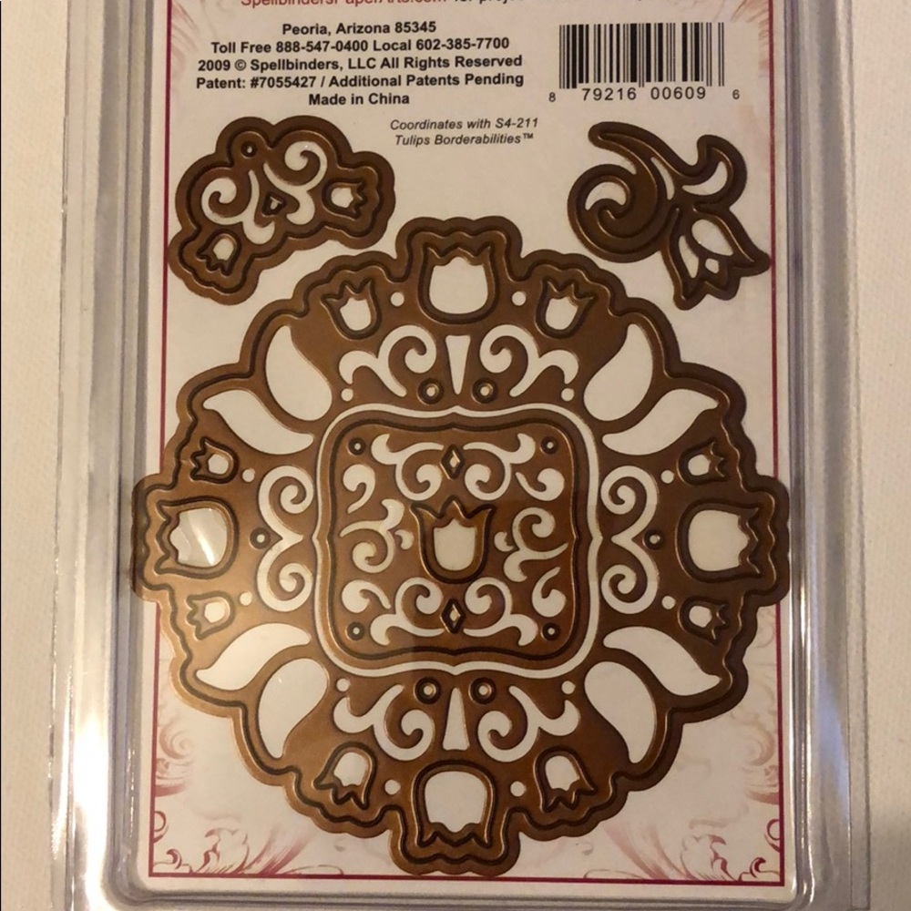 *5/$20* Spellbinders Die Set Tulips Emboss Stencil